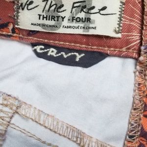 CRVY Super High-Rise Lace-Up Flare jeans